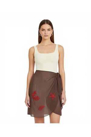 Serie Donna Pareo Corto Georgette MC2 SAINT BARTH | Pareo | SRE00109609L